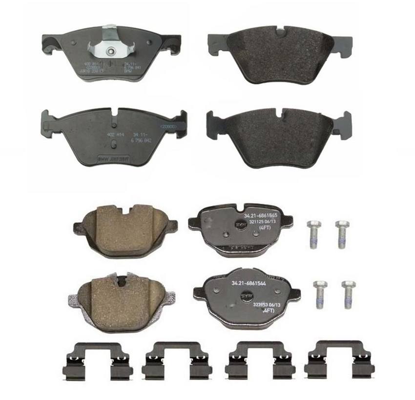 BMW Disc Brakes Kit - Pads Front and Rear